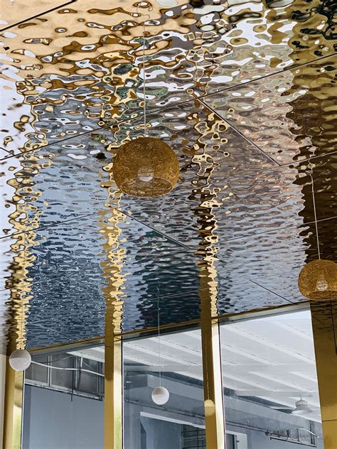 Water Ripple Metal Ceiling Water Ripples Ceiling Design False Ceiling Design