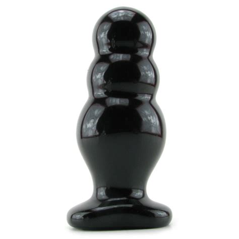 Titanmen Master Tool 4 Black Ribbed Butt Plug Anal Beads Dong Dildo Sex Toy Ebay