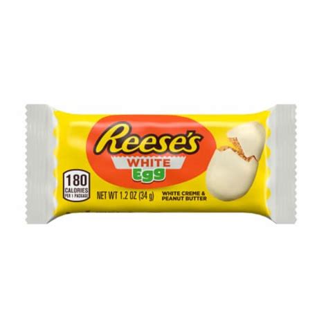 Reeses White Creme Peanut Butter Egg Easter Candy Pack 1 Pk 12 Oz