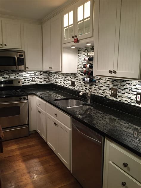White Kitchen Cabinets With Black Countertops A Perfect Combination