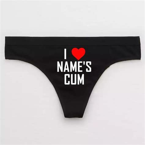 Cum Slut Underwear Etsy