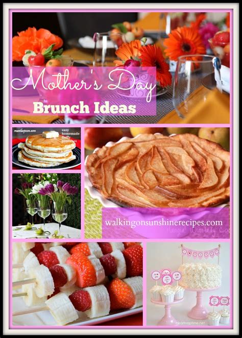 Chances are that despite not being physically together that much over the past year, the mother. Holidays: Mother's Day Brunch and Decorating Ideas ...