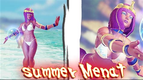 Street Fighter V Pc Mods Summer Menat Youtube