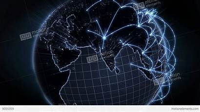 Connection Network Global Around Internet Growing 4k