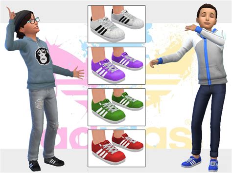 Convencional Retencion Sustancialmente Adidas Shoes Sims 4 Resource