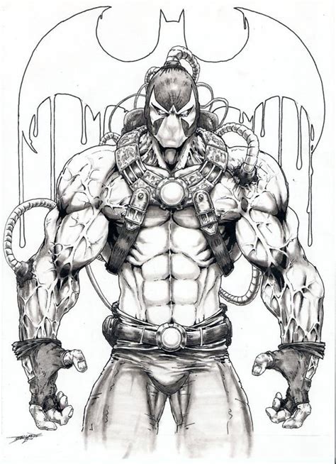 Pin By Ron H On Bane Comic Book Drawing Batman Coloring Pages Bane