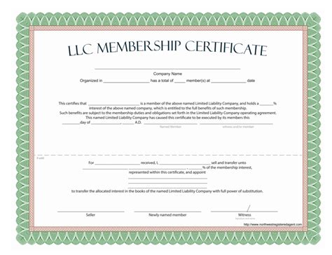Certificate Of Ownership Template Sample Professional Templates