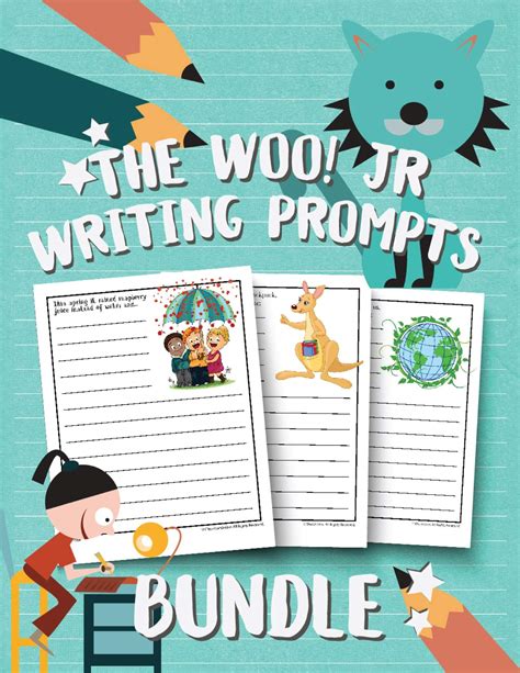 250 Printable Writing Prompts For Kids Pdf Bundle Pdf Printables