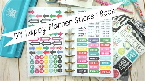 Wash with warm water and soap to remove any leftover goop or oil. How to: DIY Happy Planner Sticker Book (MAMBI) - YouTube