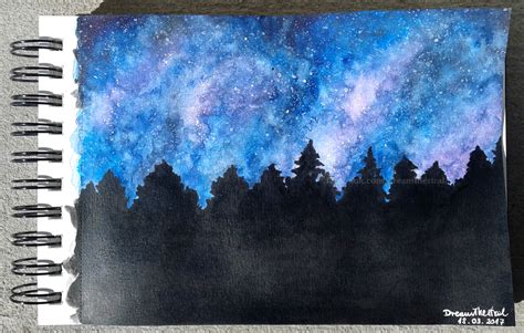 Galaxy Forest By Dreamthestral On Deviantart