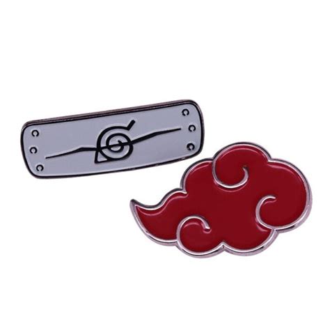 Naruto Shippuden Akatsuki Konohagakure Enamel Pin Itachi Uchiha Anime