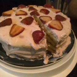 I tried a couple of different recipes that i wasn't thrilled with, so i played around a bit and found that the changes i made worked out quite well. Strawberry Cake from Scratch Photos - Allrecipes.com