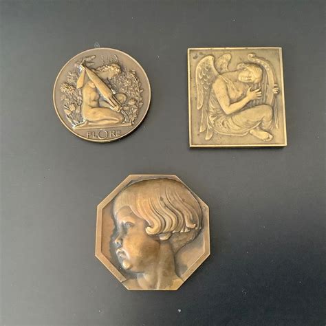 P Turin Antique Art Deco Bronze Medals 3 Catawiki