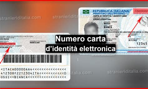 Numero Carta Didentit Elettronica Stranieri D Italia