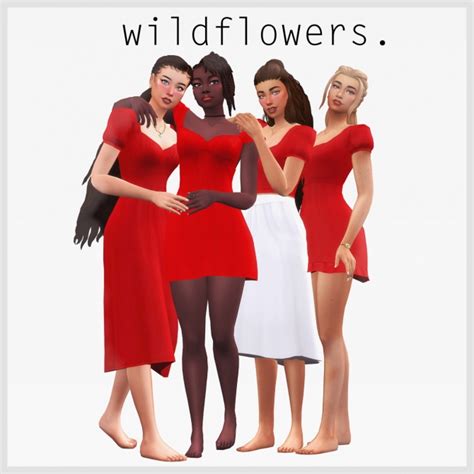 Maxis Match Sims Cc Wildflowers Patreon Character Shoes Packing