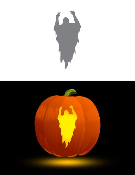 Call Of Duty Ghost Pumpkin Stencil