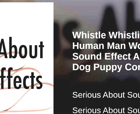 Whistling Human Whistle Sound Effect