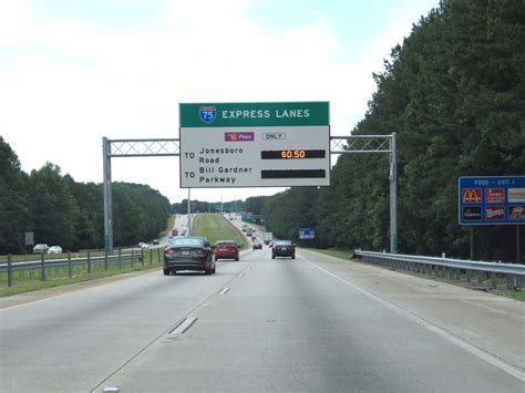 Georgia Interstate 675 Southbound Cross Country Roads