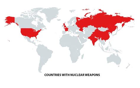 Countries With Nuclear Weapons Mapporn