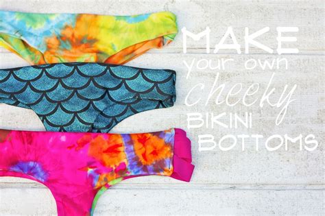 Diy Cheeky Bikini Bottoms The Tutorial Bikini Diy Diy Swimwear