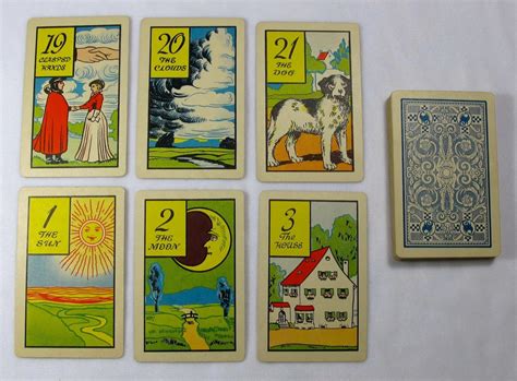 1940 Old Gypsy Fortune Telling Cards Pzbaubles New Orleans Ruby Lane