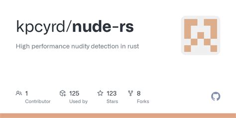 GitHub Kpcyrd Nude Rs High Performance Nudity Detection In Rust