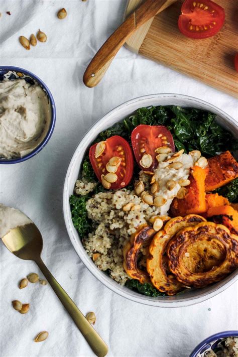 Roasted Veggie And Quinoa Warm Buddha Bowl With Images Delicious
