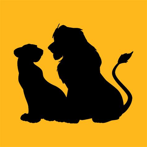 Simba And Nala Silhouette At Getdrawings Free Download