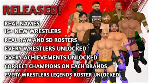 Wrestling Empire Savedatas Dlc Released V10 Real Raw And Sd