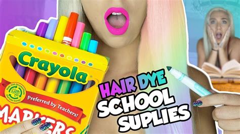 Which hair dye colour is right for your skin tone? DIY! Dye Your Hair With School Supplies! Fun And Easy Ways ...