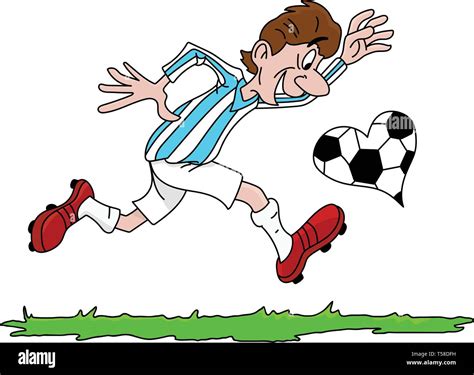 Football Player Cartoon Stock Photos And Football Player Cartoon Stock