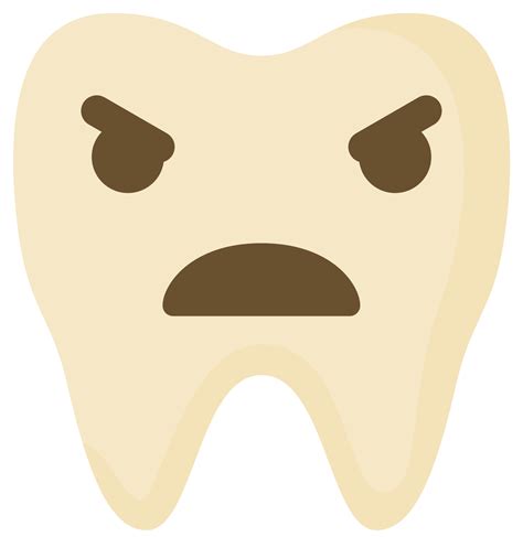 Emoji Tooth Angry 1202861 Png