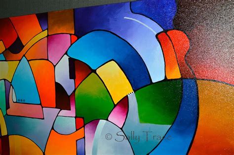 Synchronism Original Abstract Geometric Painting For Sale By Sally