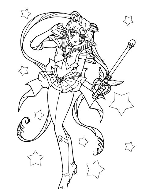 Dessin Sailor Moon 50289 Dessins Animés à Colorier Coloriages à
