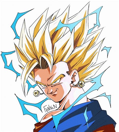 Super Vegito By Fenyon In 2020 With Images Dragon Ball Super