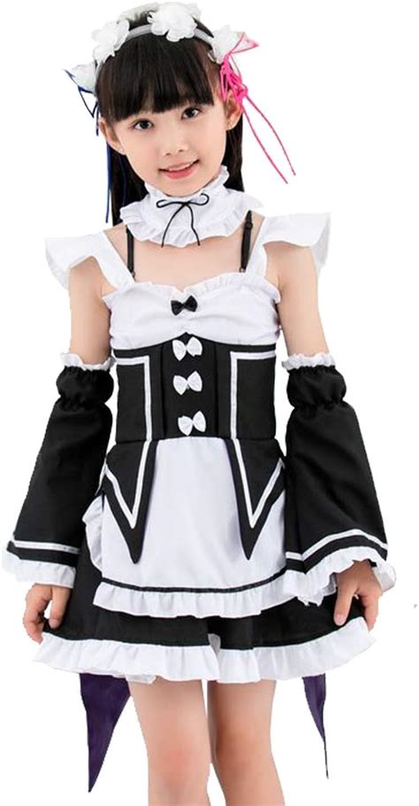 Japan Anime Girl Cute Maid Costume High School Student Outfit Cosplay