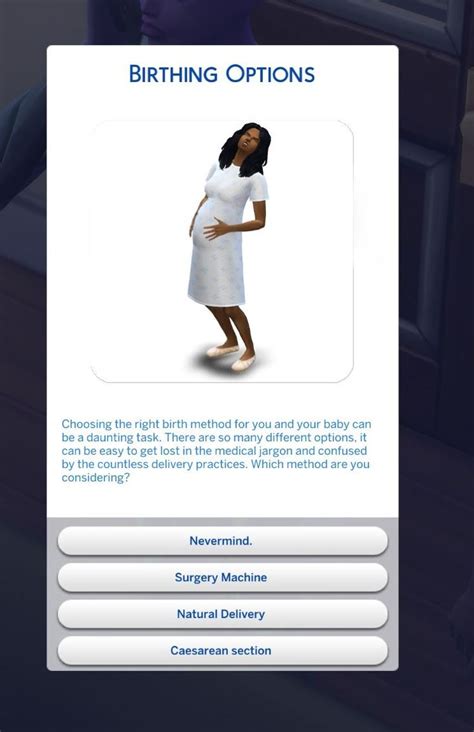 Realistic Childbirth Mod Pandasama Sims 4 Jobs Sims 4 Toddler