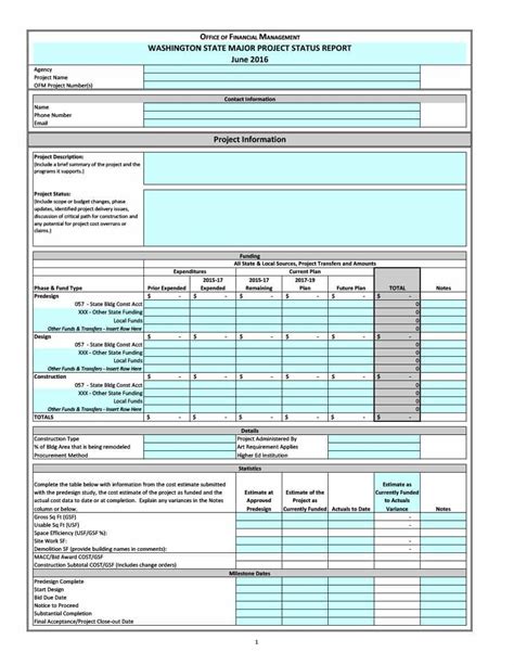 40 Project Status Report Templates Word Excel Ppt Within Weekly