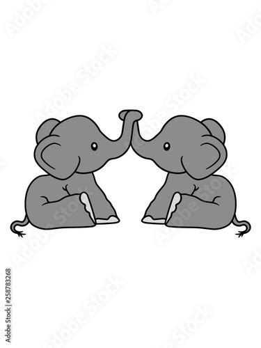 Elefanten Bilder Comic Vorlagen Zum Ausmalen Gratis Ausdrucken