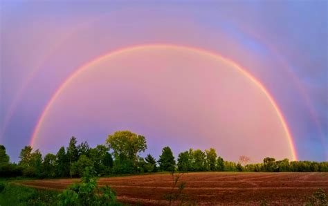 Rainbows Sunset Color Sky Over Northeast Wisconsin June 10 2019 Wluk