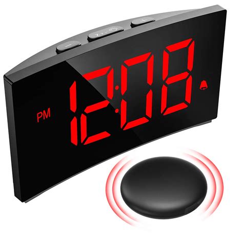 Buy Pictek Wireless Bed Shaker Alarm Clock For Heavy Ers Vibrating