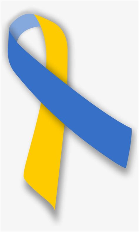 Open - Down Syndrome Ribbon Svg Transparent PNG - 2000x3240 - Free gambar png