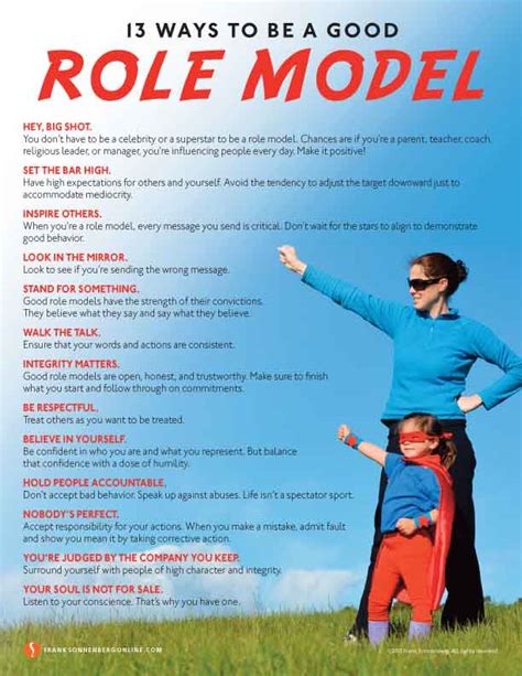 13 Ways To Be A Good Role Model