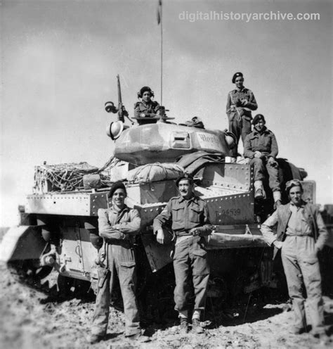 Wwii 1943 This British Tank Crew Just Completed A Successful Drive