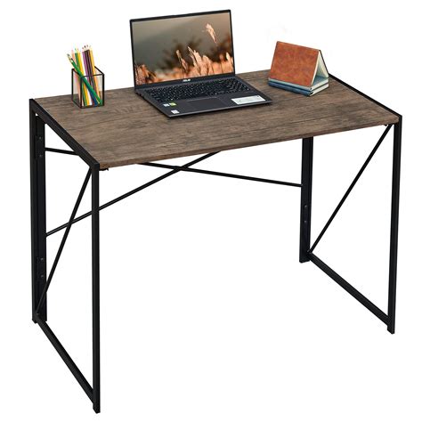 Coavas Folding Desk No Assembly Required 394 Inch Writing Computer