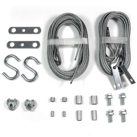 Ideal Security Garage Door Extension And Safety Cables Replacement Set
