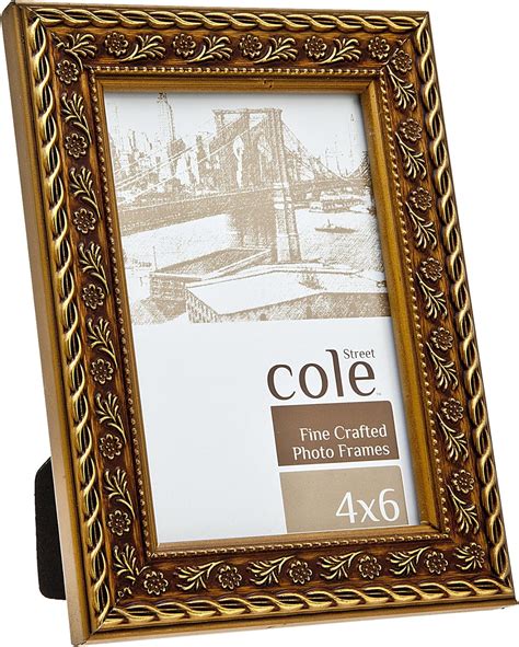 8x10 Thin Gold Tone Wood Photo Frame Amazonca Home