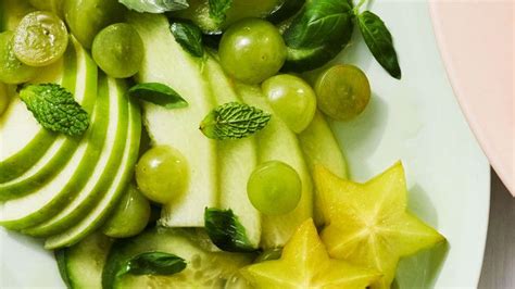 Green Fruit Salad With Lime And Honey Recipe Martha Stewart