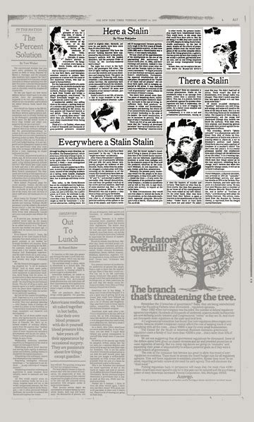Here A Stalin The New York Times