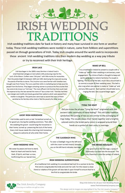 Irish Wedding Traditions The Irish Jewelry Companys Blog